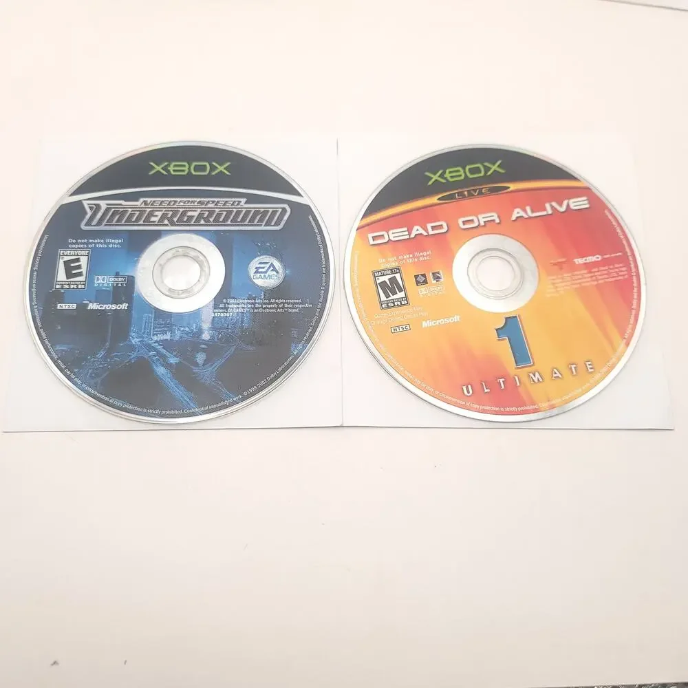 Xbox Lot of 10 Games 007 Need For Speed Halo Prince of Persia Fable ESPN